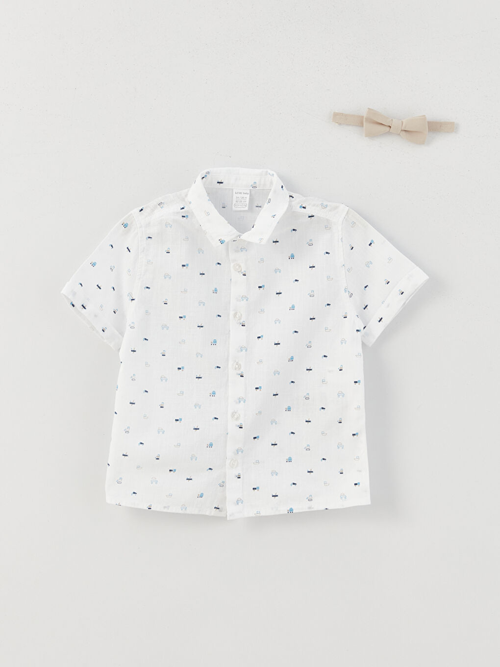 Short Sleeve Patterned Baby Boy Set of 4-2