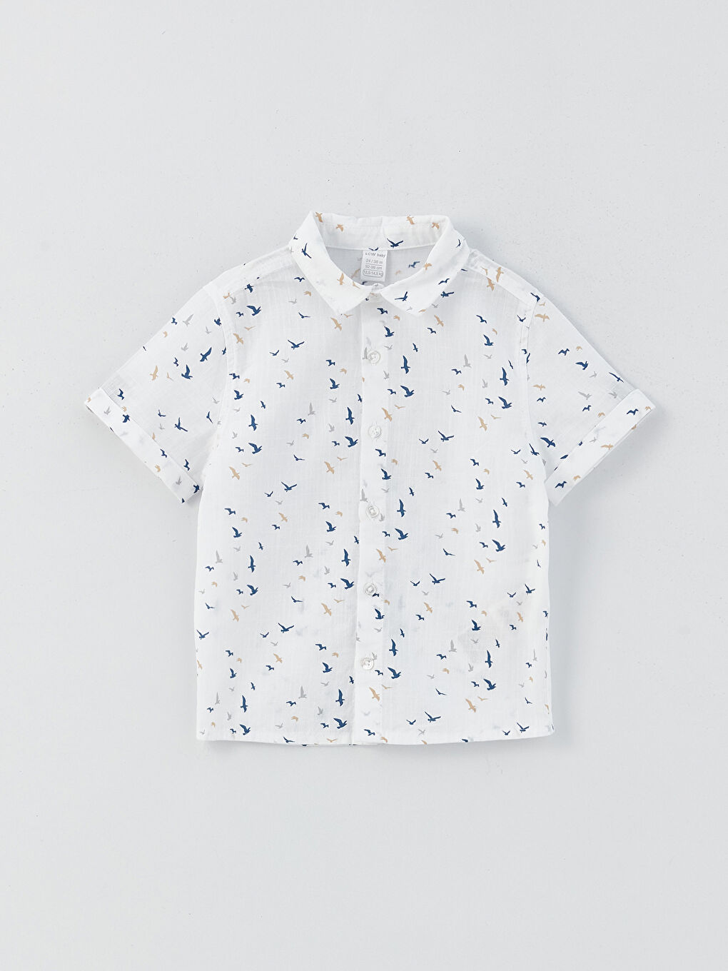 Beyaz Kısa Kollu Baskılı Erkek Bebek 4'lü Takım-1