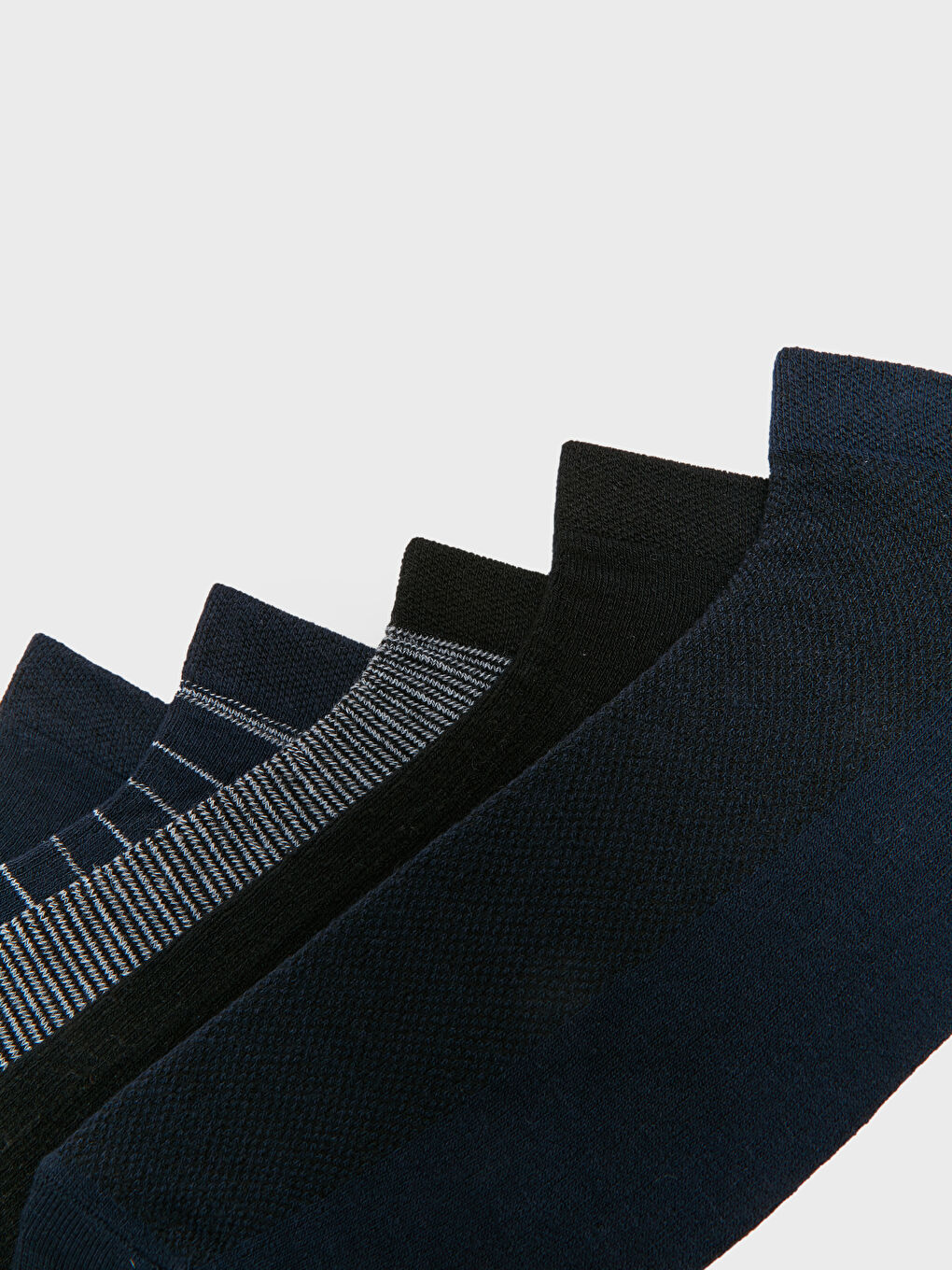 شرابات مخططة للرجال بامبو بوتيز ٥ قطع-2