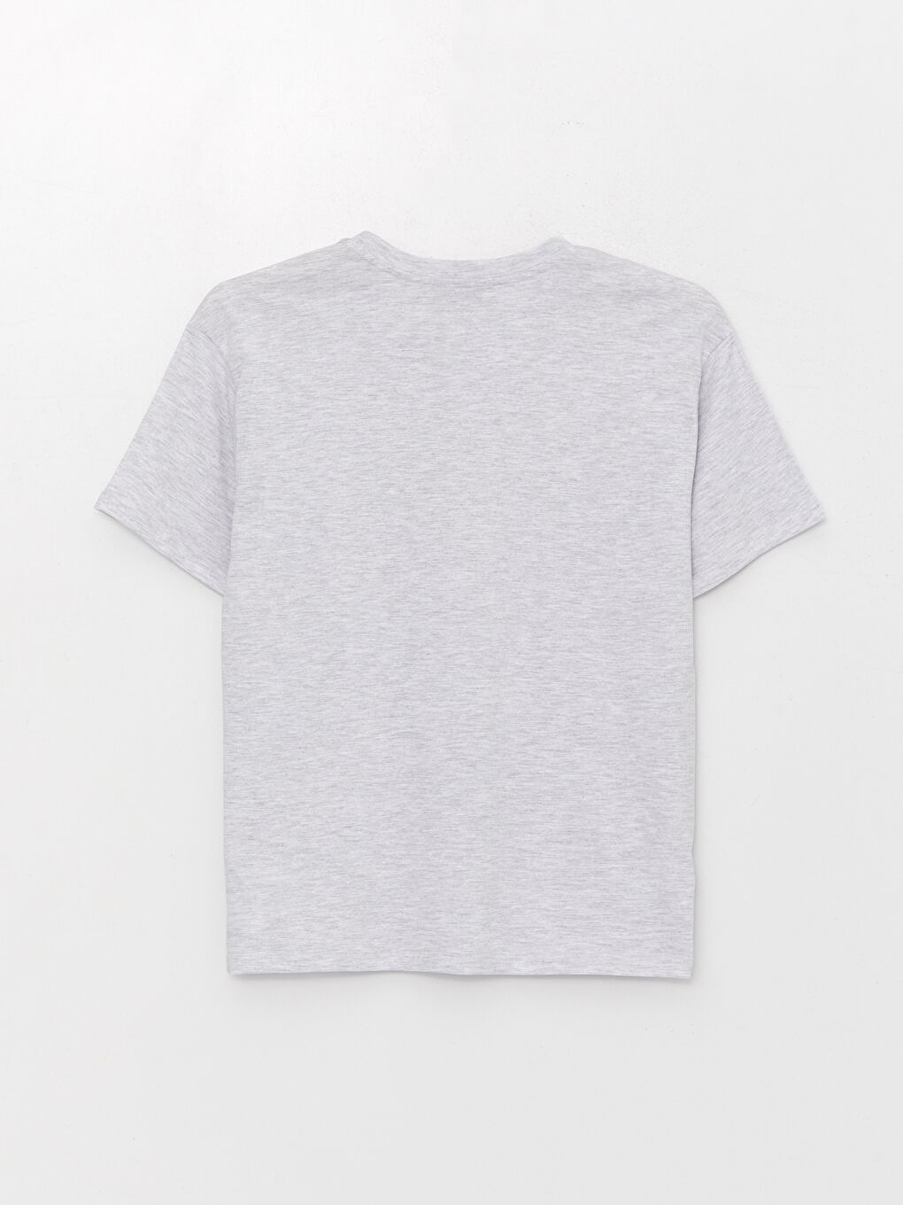 მრგვალი საყელო ნაბეჭდი მოკლე სახელო ქალებისთვის მაისური-6