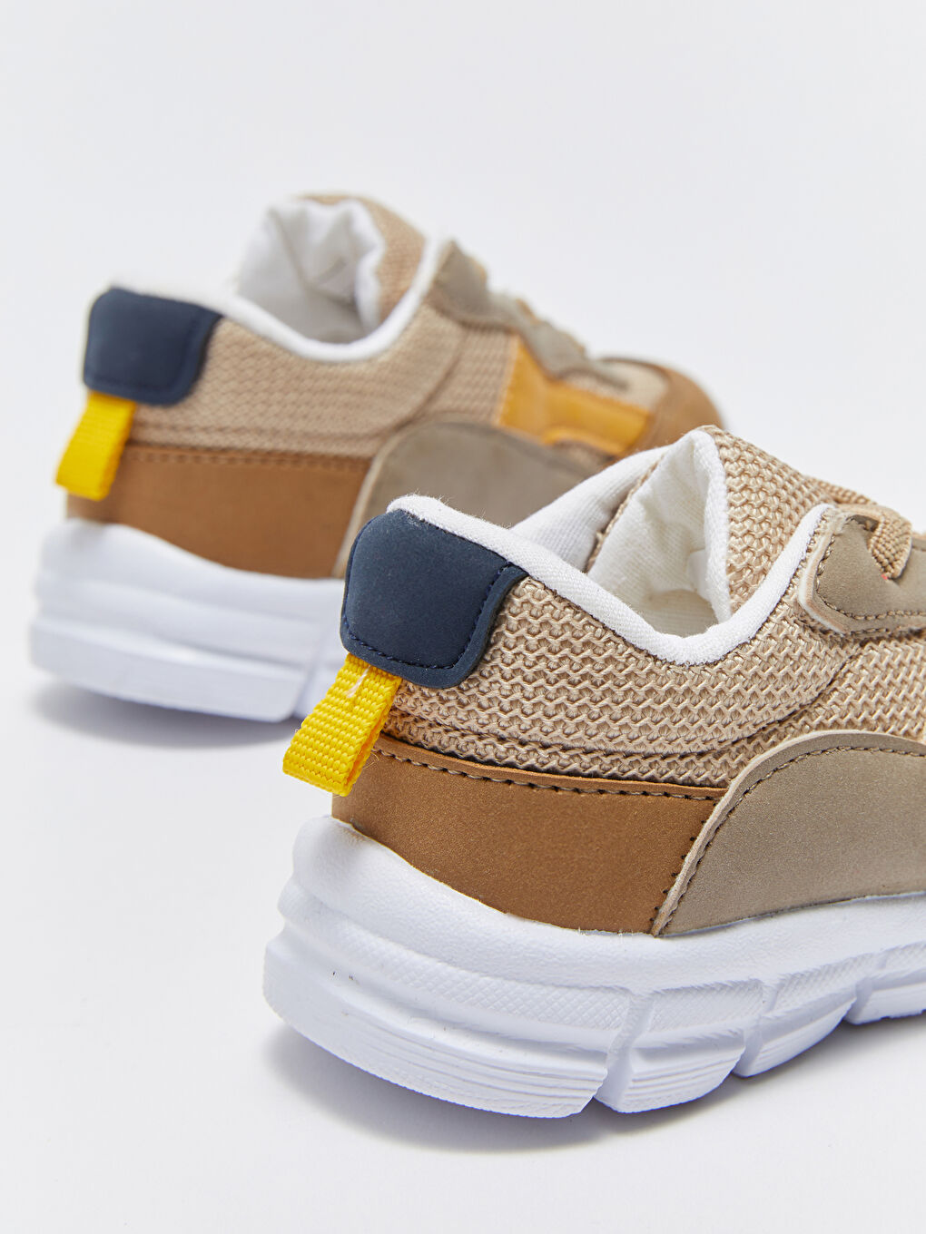 Bej Renk Bloklu Erkek Bebek Spor Ayakkabı-4