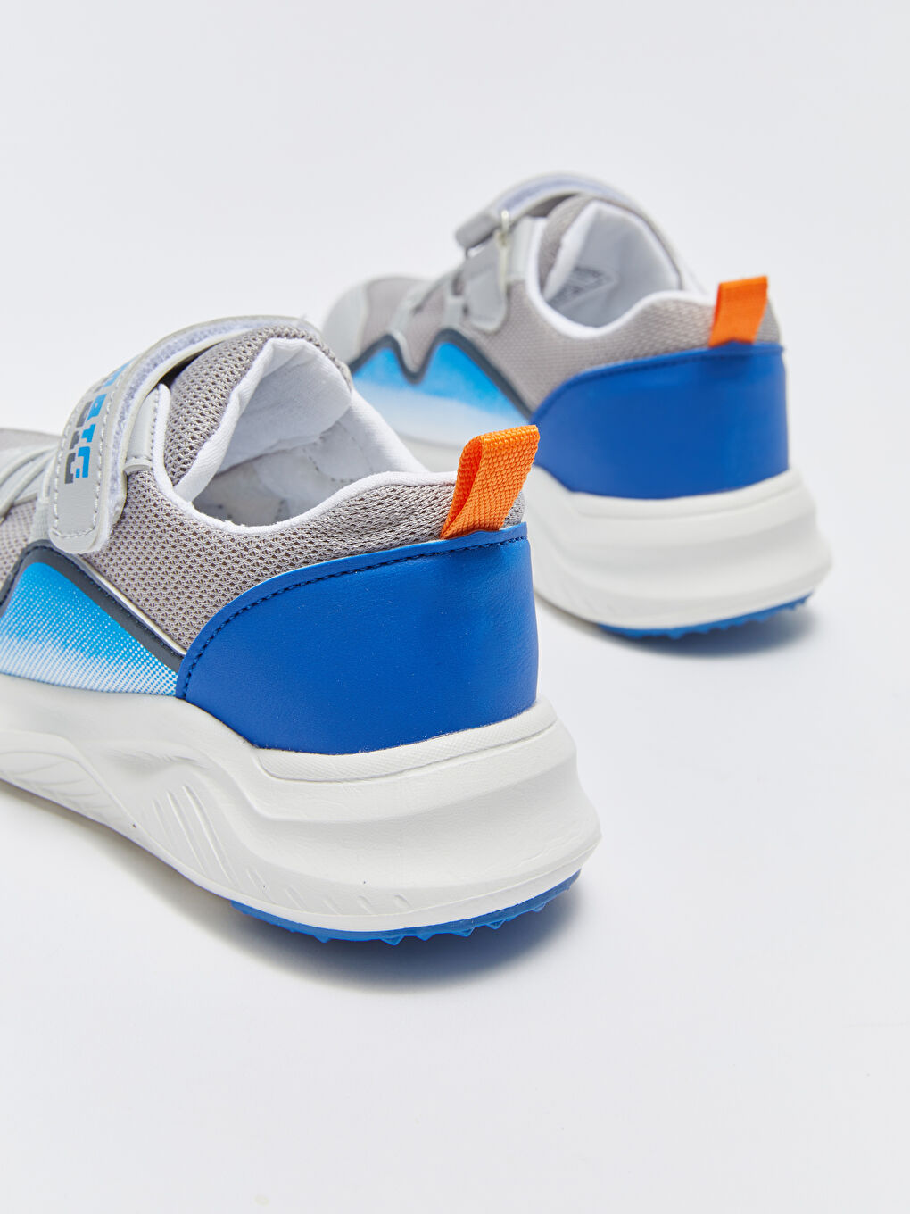 Gri Cırt Cırtlı Erkek Bebek Spor Ayakkabı-4