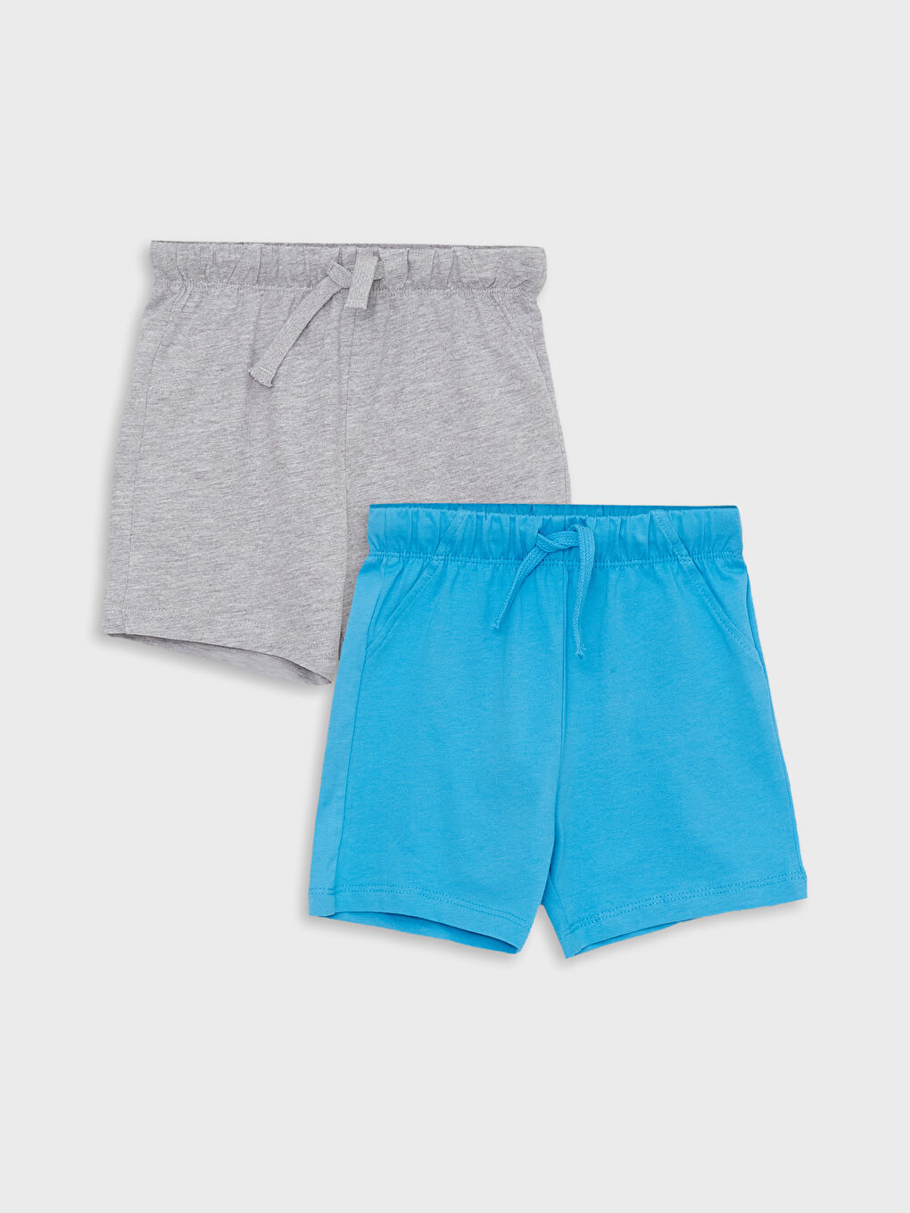 Elasticated Waist Basic Baby Boys' Shorts 2 Pack