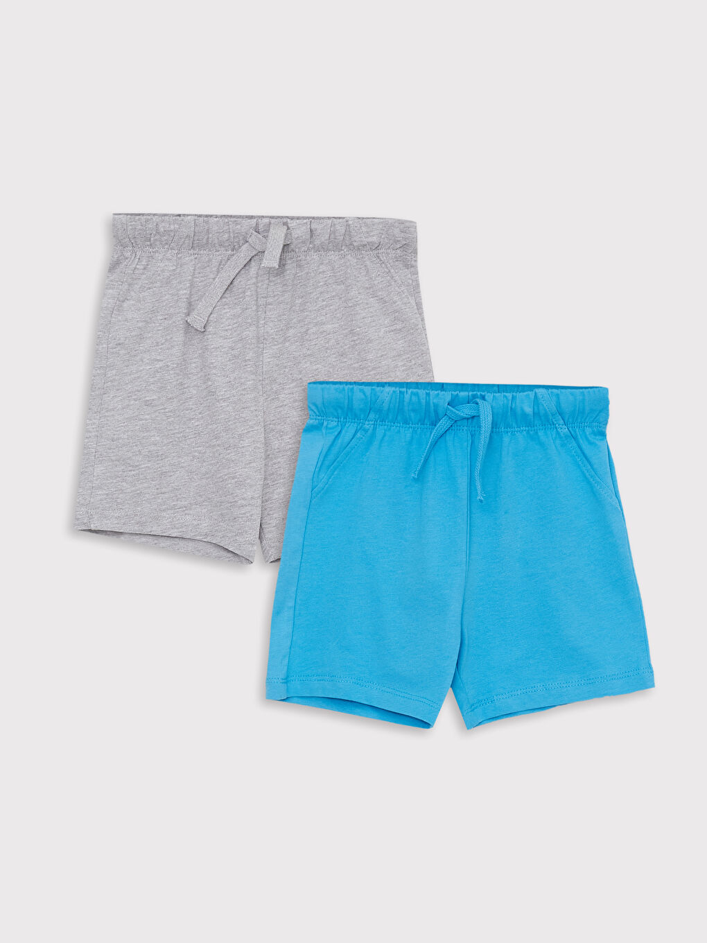 Elasticated Waist Basic Baby Boys' Shorts 2 Pack-3