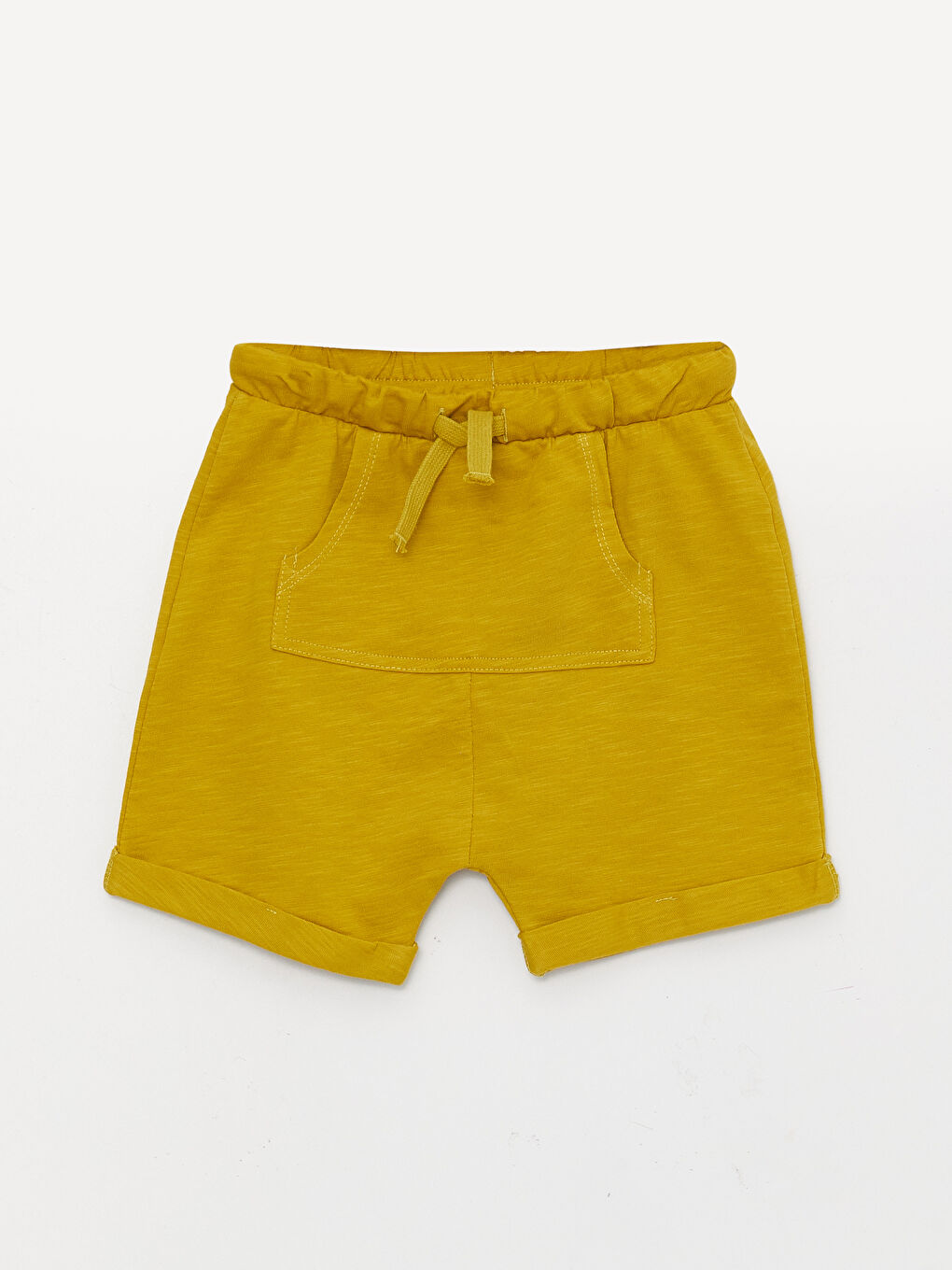 Elastic Waist Basic Cotton Baby Boy Shorts 2 Pieces-1