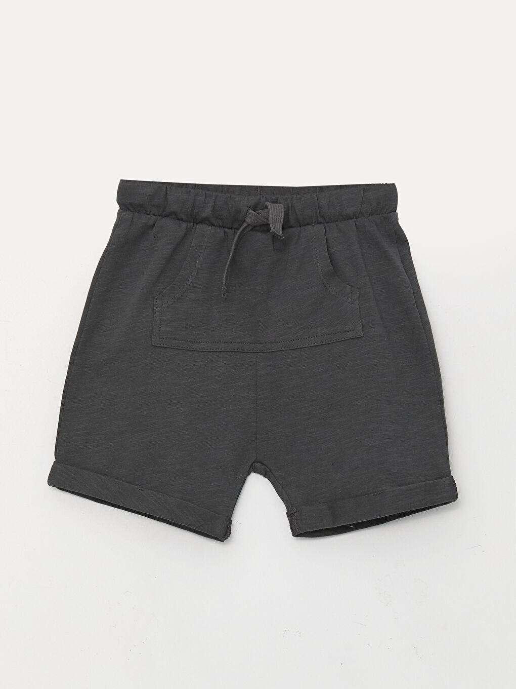 Elastic Waist Basic Cotton Baby Boy Shorts 2 Pieces-2