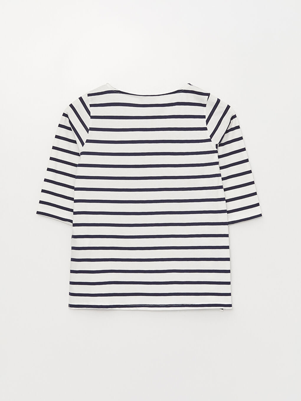 Crew Neck Striped Women's T-Shirt-6