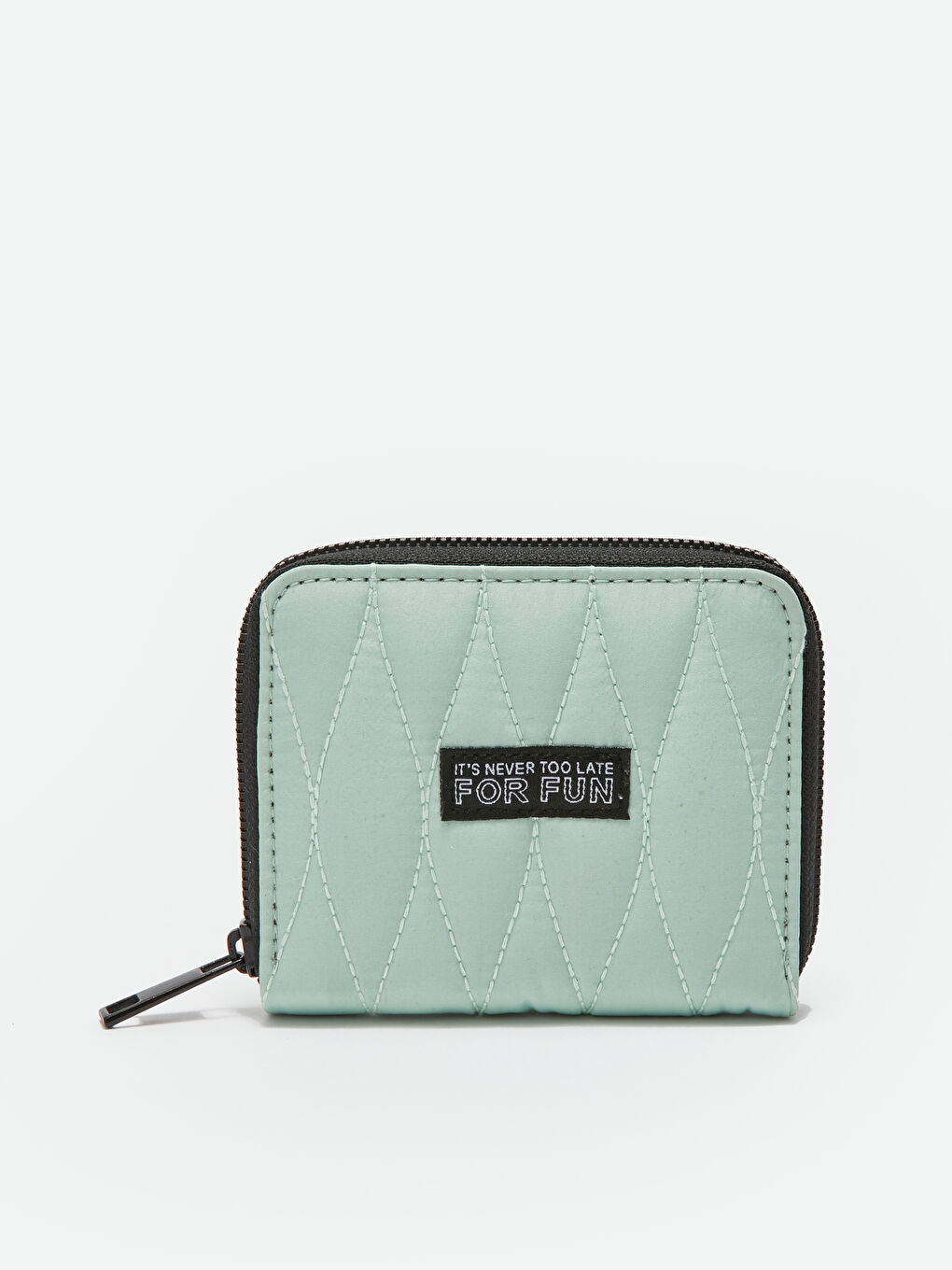 Yeşil Etiket Detaylı Kız Çocuk Cüzdan