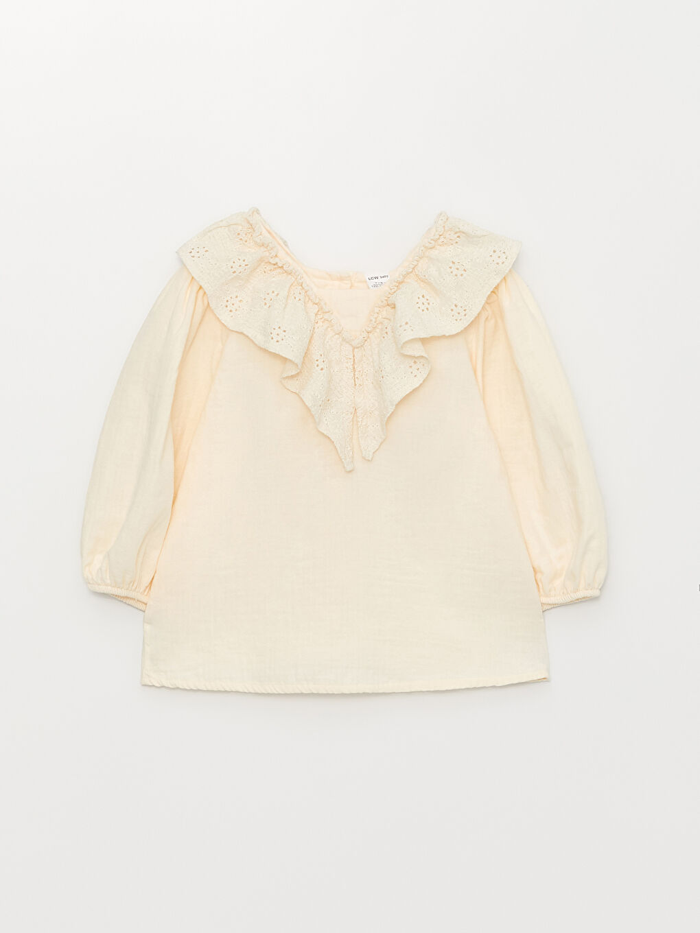 Patterned Long Sleeve Girls' Blouse and Trousers-4