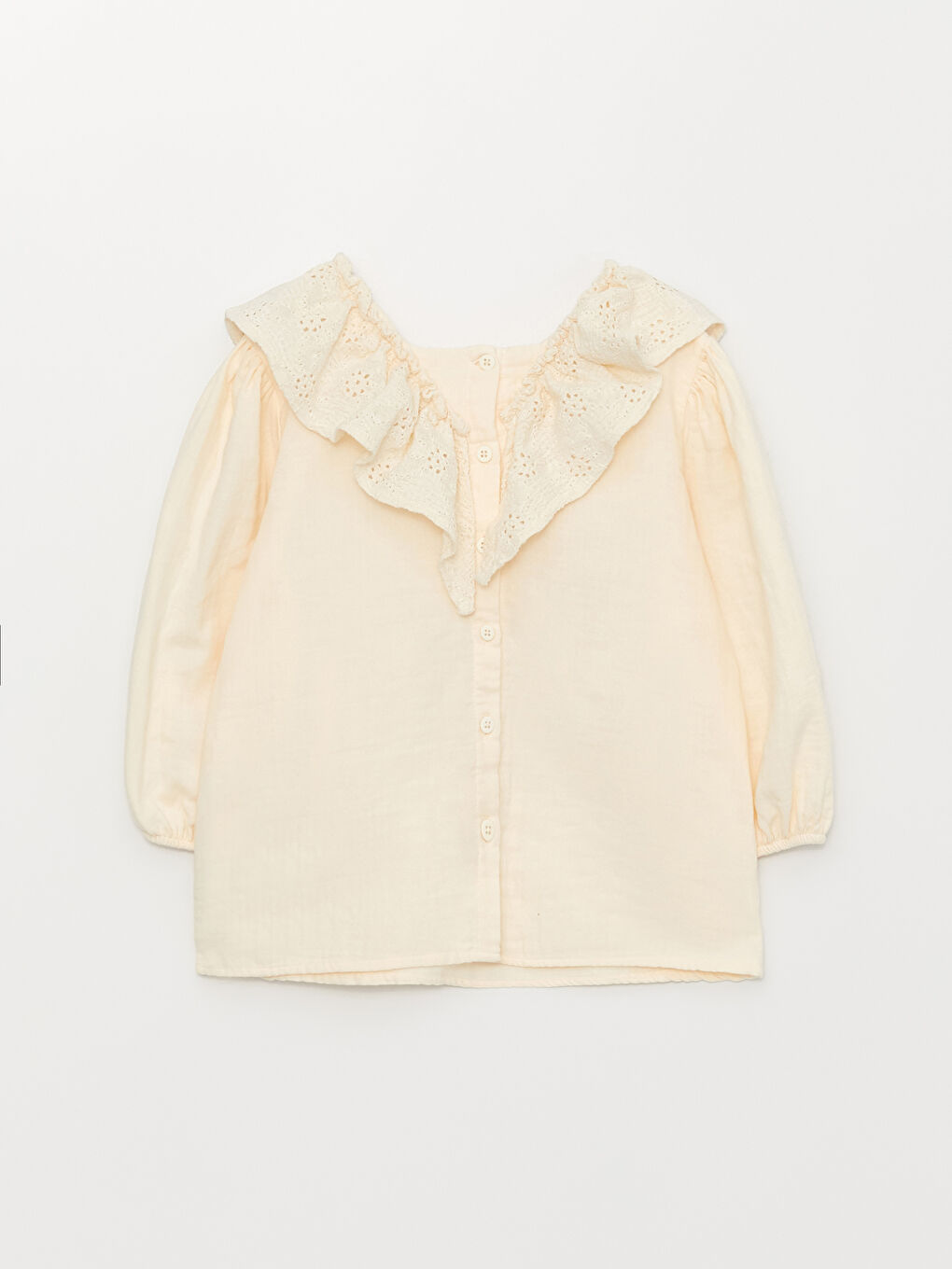 Patterned Long Sleeve Girls' Blouse and Trousers-5