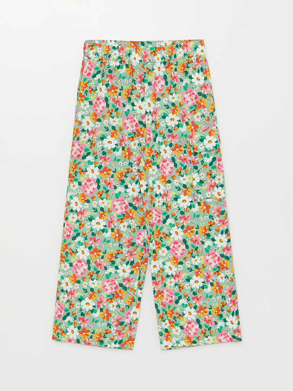 Patterned Long Sleeve Girls' Blouse and Trousers-6