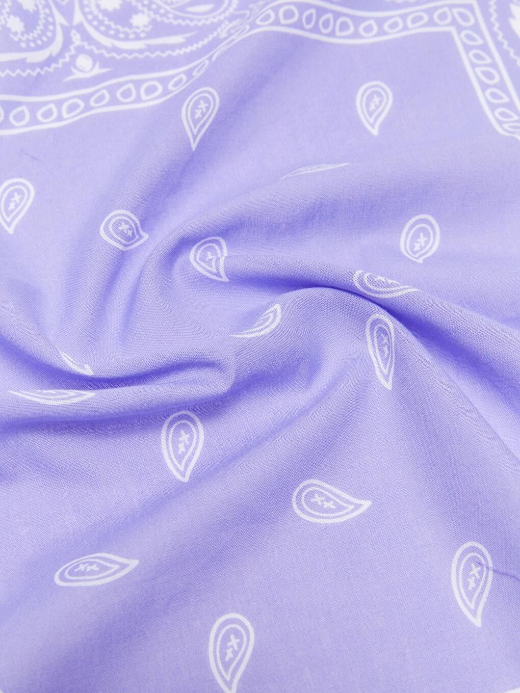 Lila Desenli Kız Çocuk Bandana-4