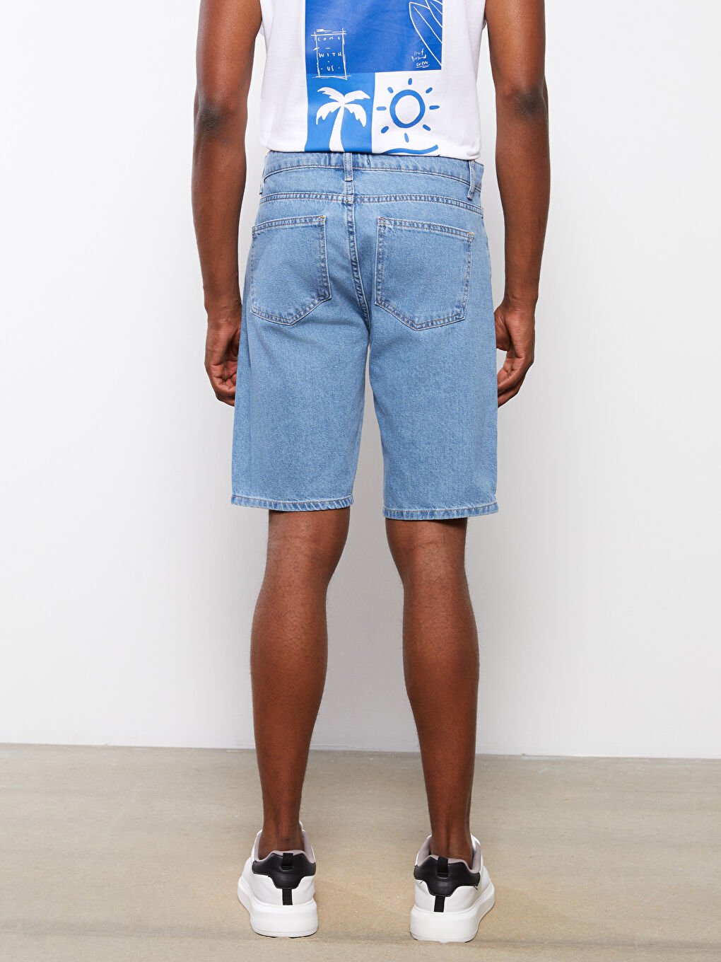 Standard Fit Men's Jean Shorts -S3GV29Z8-311