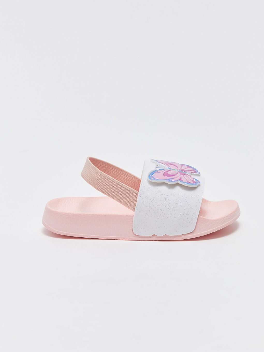 LCW STEPS Single Band Patch Detail Baby Girl Beach Slippers