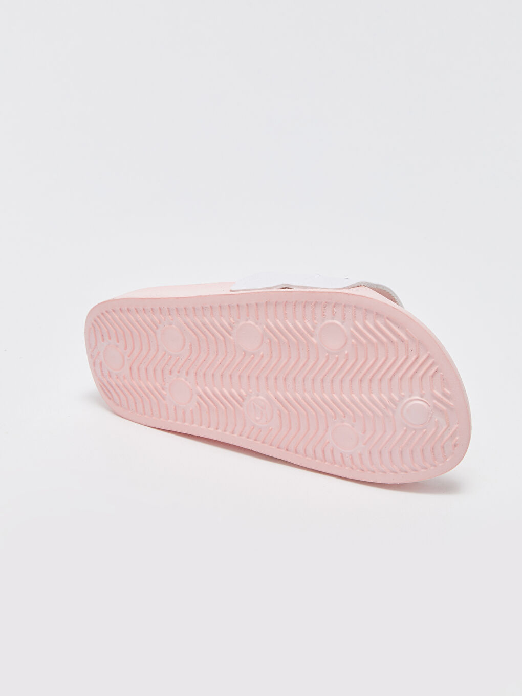 ミニピンナナslピンク LCW STEPS Single Band Patch Detail Baby Girl Beach Slippers