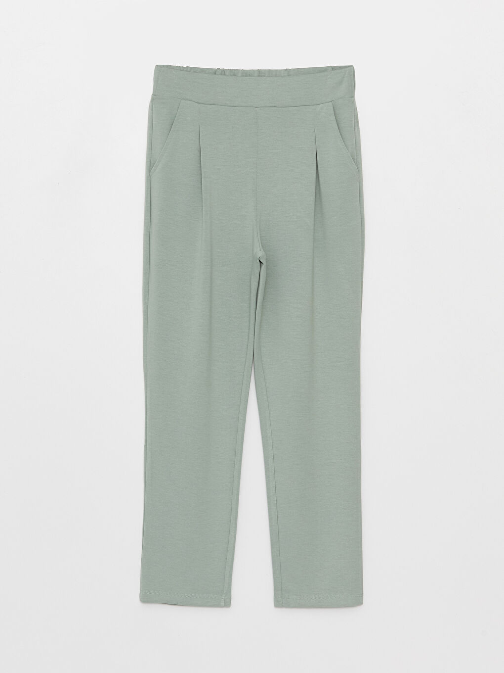 Elasticated Waist Relaxed Fit Women's Trousers-5