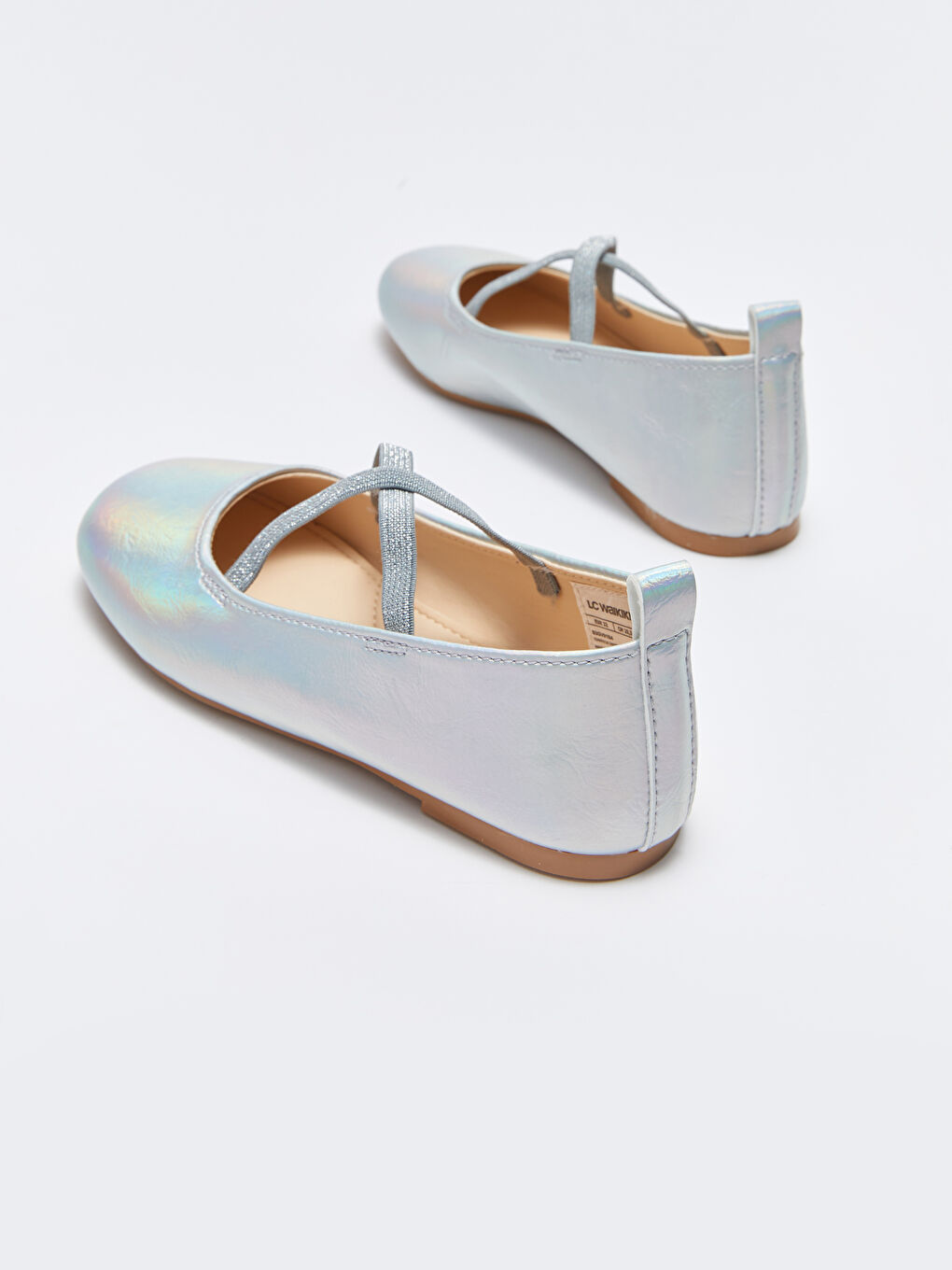 Gri Hologram Baskılı Kız Çocuk Babet-4