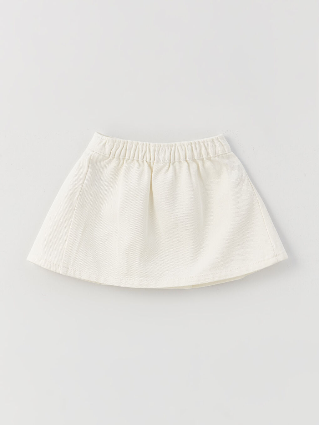 მარტივი ელასტიური წელის ბავშვის გოგოს ქვედაბოლო-3