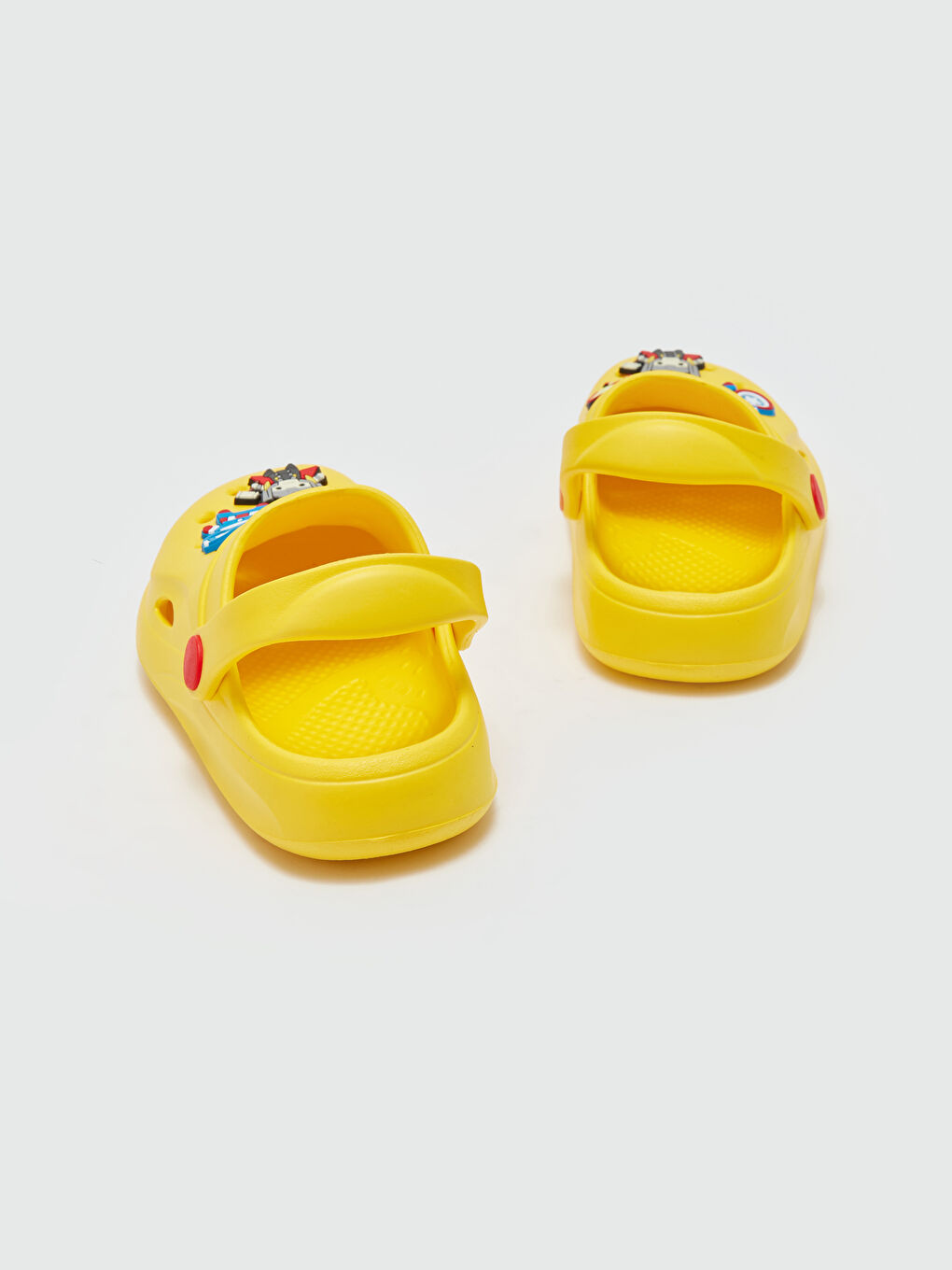 Sarı Marvel Baskılı Erkek Çocuk Plaj Sandaleti-5