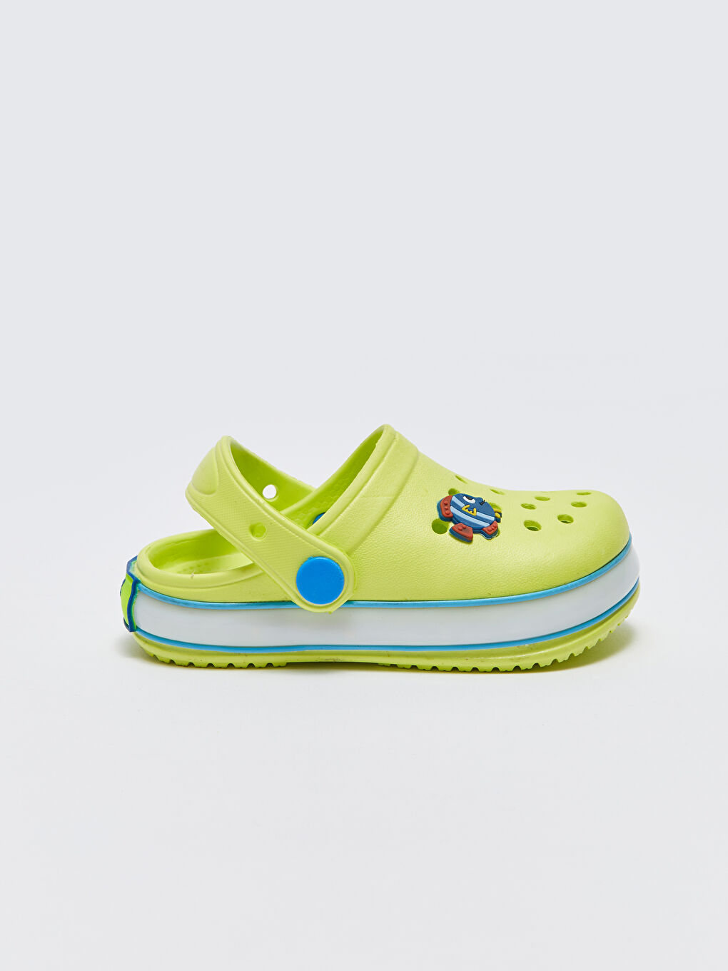 Patch Detail Light-Up Sole Baby Boys' Beach Sandal-4