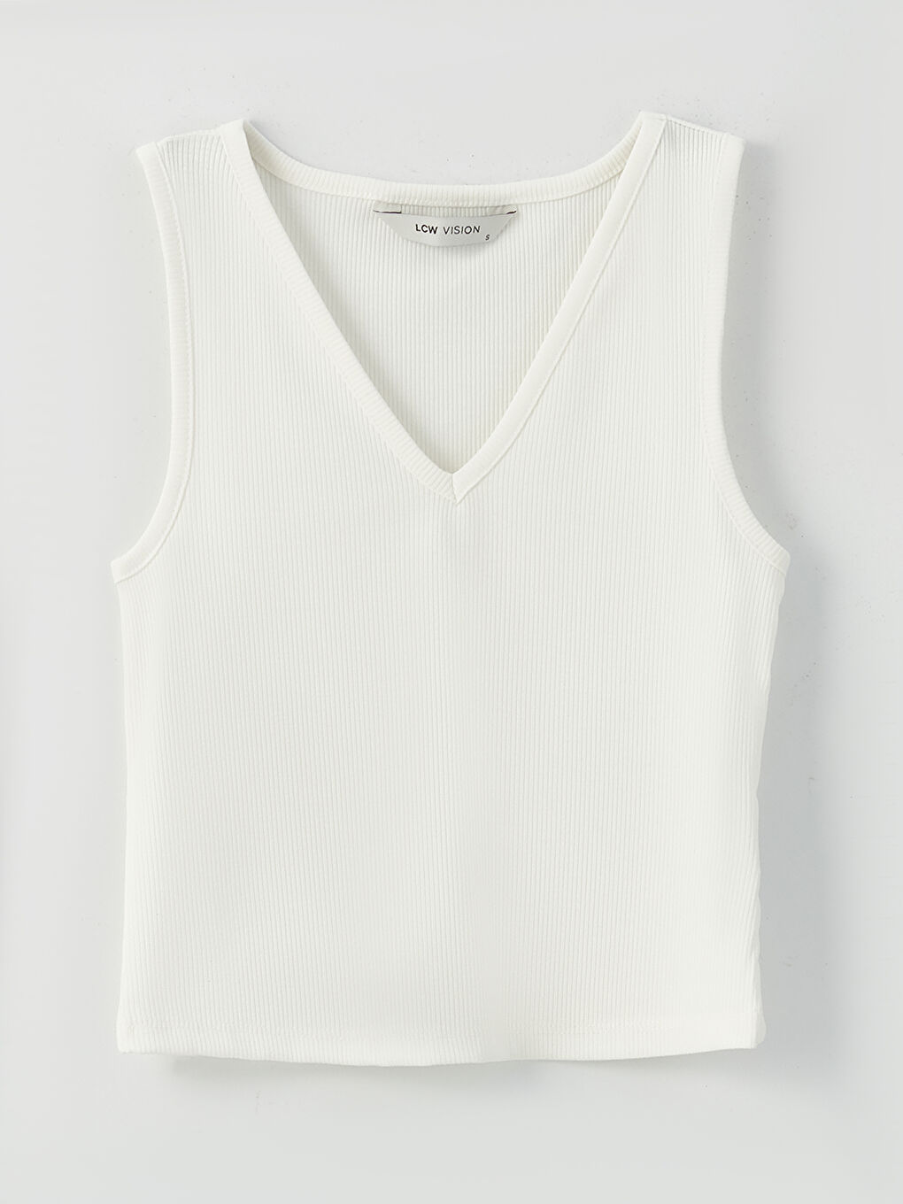 Women's V-Neck Straight Crop -S3GY71Z8-R5B