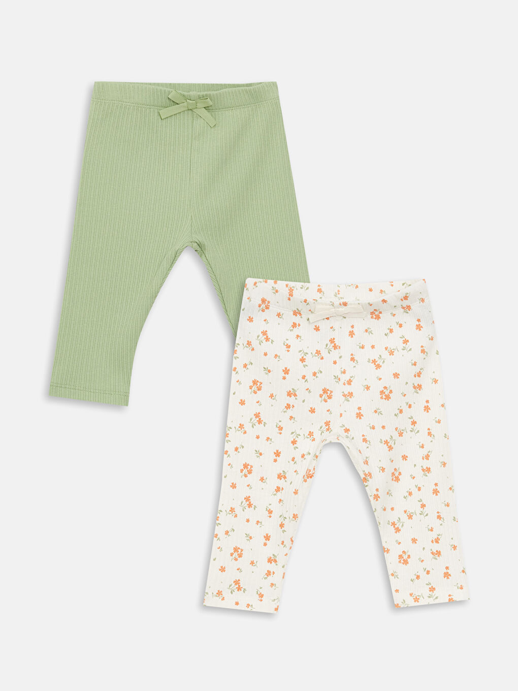 Colanți 3/4 cu Elastic în Talie pentru Bebeluși și Copii, Set de 2