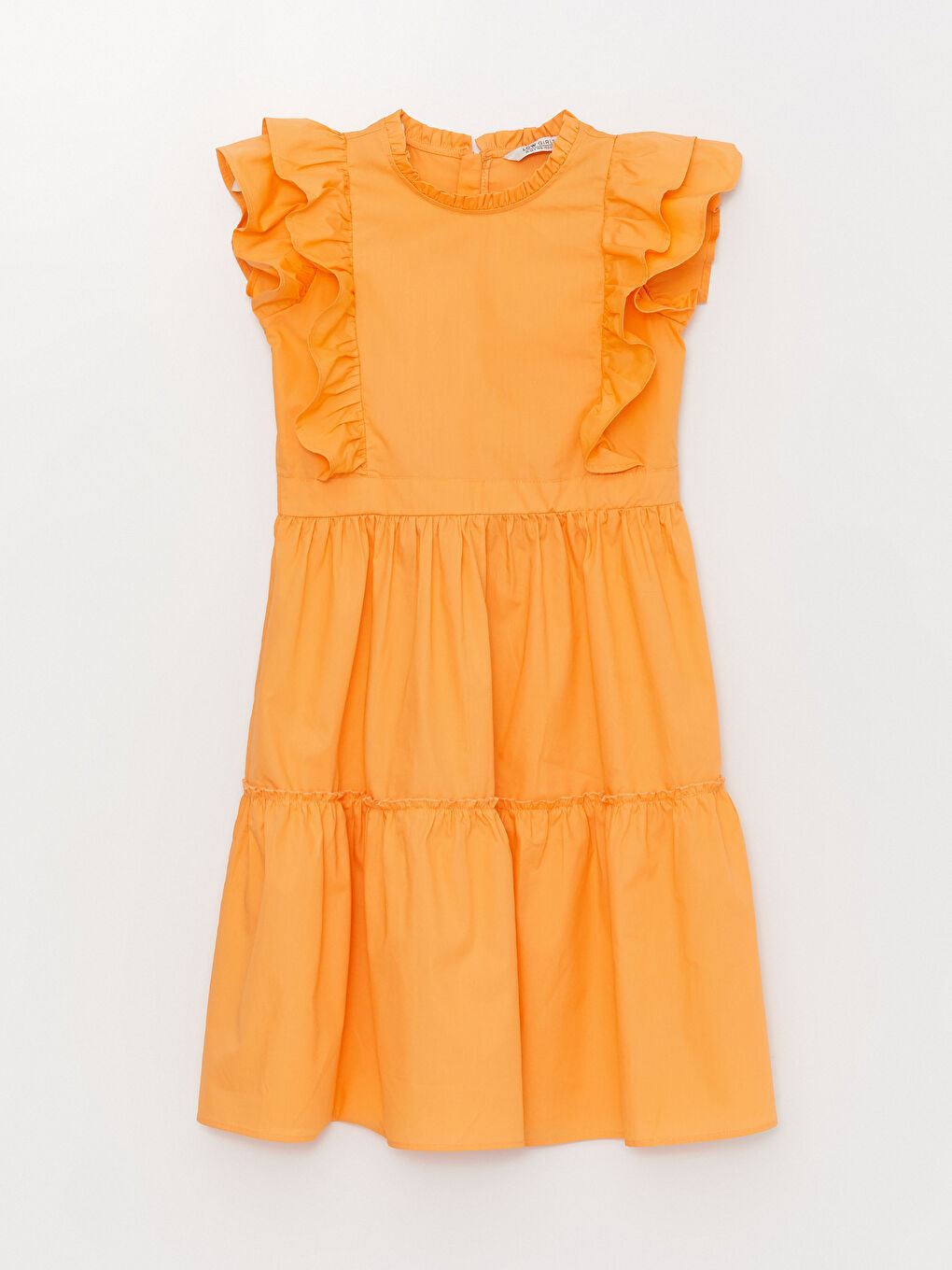 Crew Neck Basic Girls' Dress -S3GY82Z4-KVA
