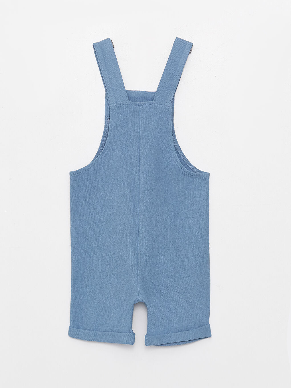 Square Collar Basic Baby Boys' Dungarees-1