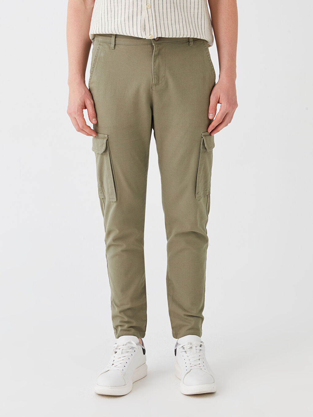 Standard Fit Men's Cargo Pants -S3H007Z8-SGU