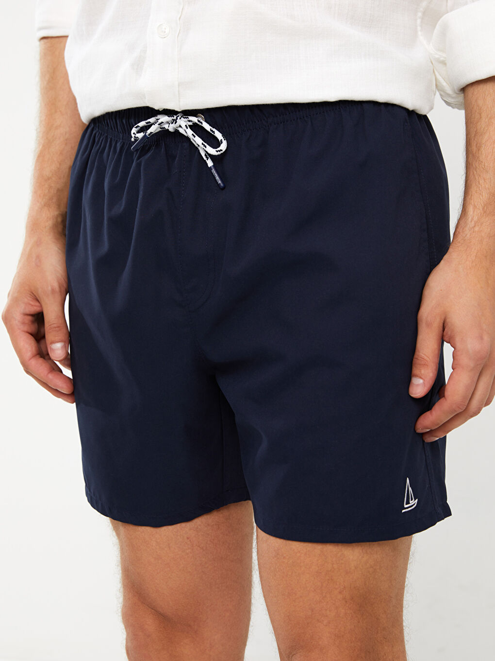 Basic Men's Short Swim Shorts -S3H036Z8-DWP