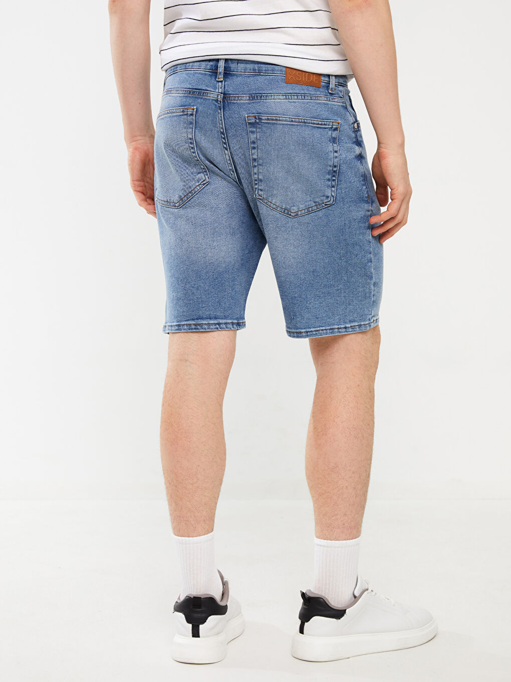 Standard Fit Men's Jean Shorts -S3H065Z8-RMQ