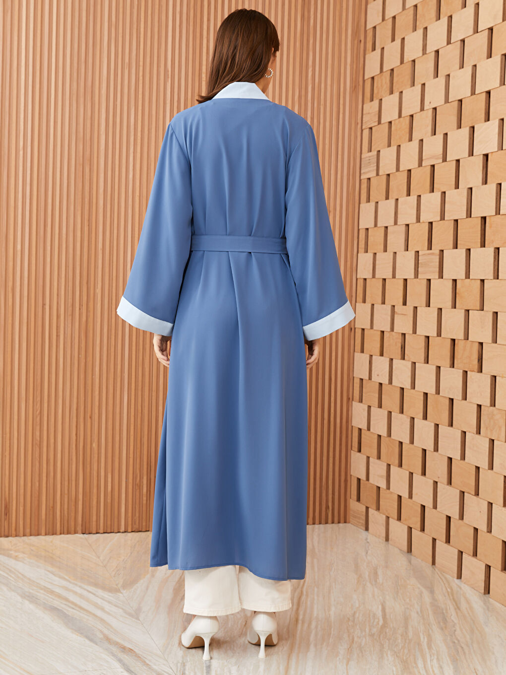 LCW Modest Shawl Collar Women's Kimono -S3H078Z8-V77