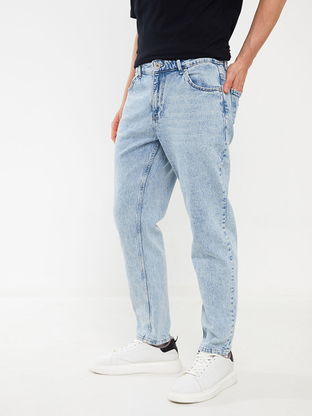 Мужские джинсы слим фит-3