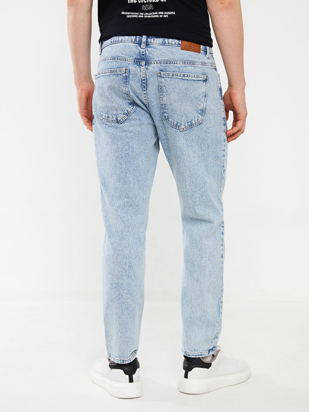 Мужские джинсы слим фит-4