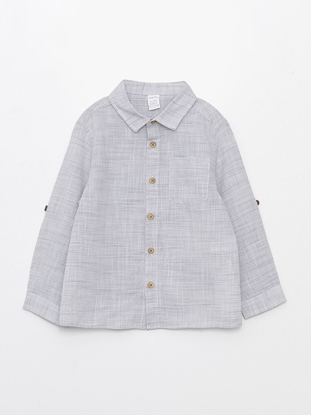 Ұзын жең жолақты ұл бала жейде мен шалбар 2 данадан тұратын жинақ-1