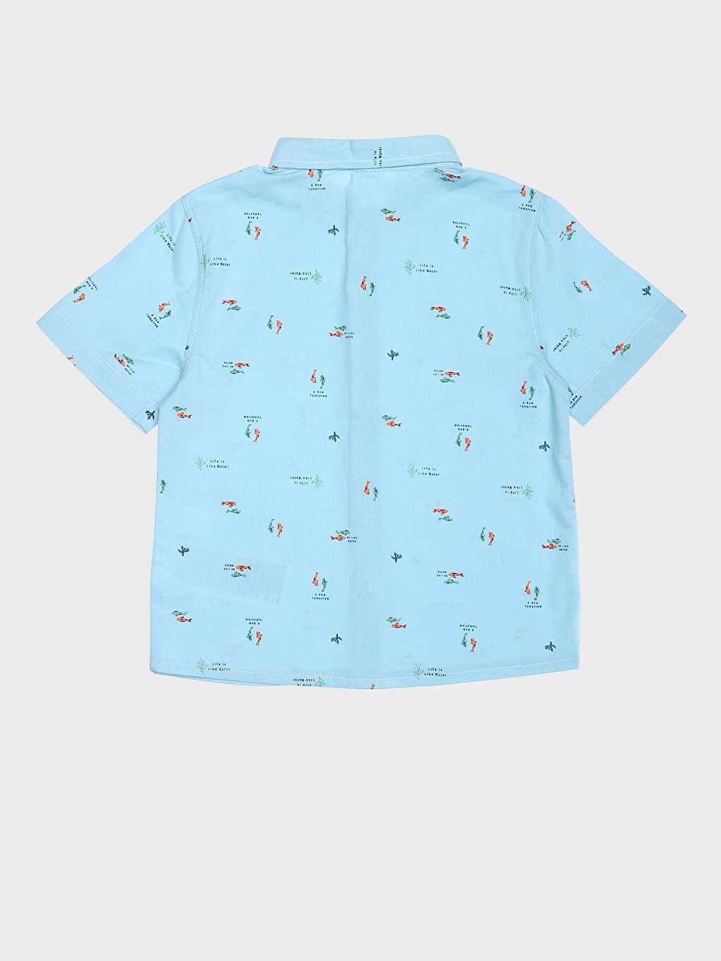 LCW baby Short Sleeve Printed Baby Boys' Shirt -S3H141Z1-LQQ