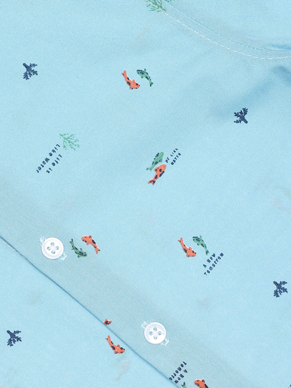 LCW baby Short Sleeve Printed Baby Boys' Shirt -S3H141Z1-LQQ