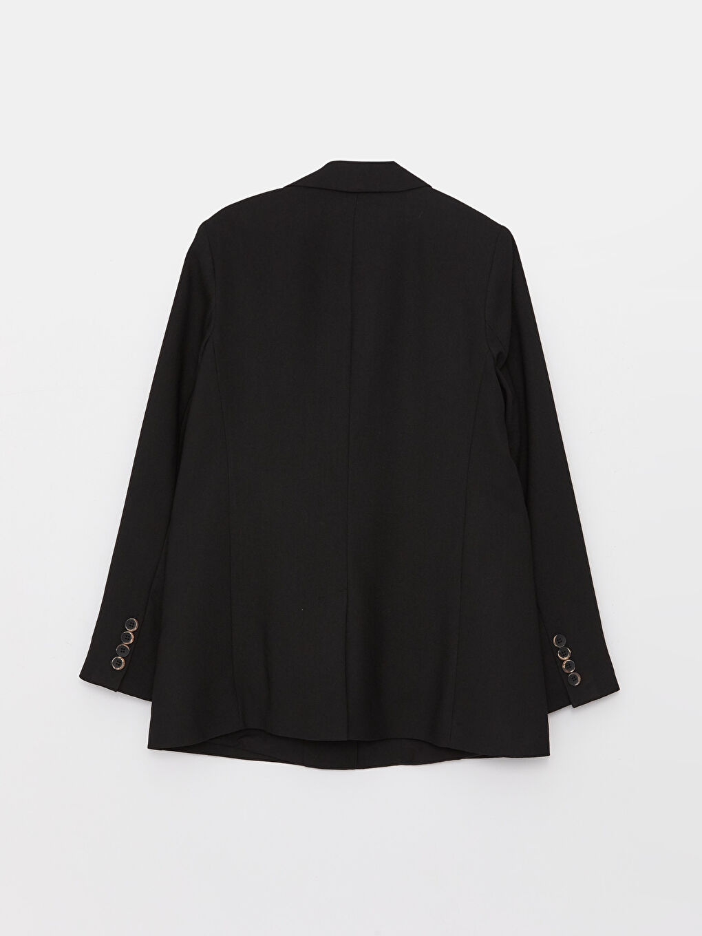 Plain Long Sleeve Women's Blazer Jacket-6