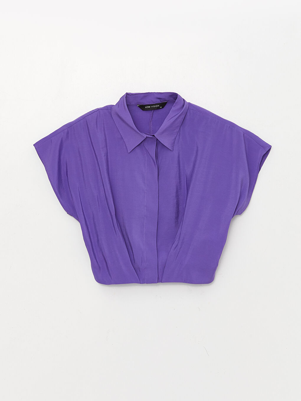 Short Sleeve Oversize Women's Shirt-6