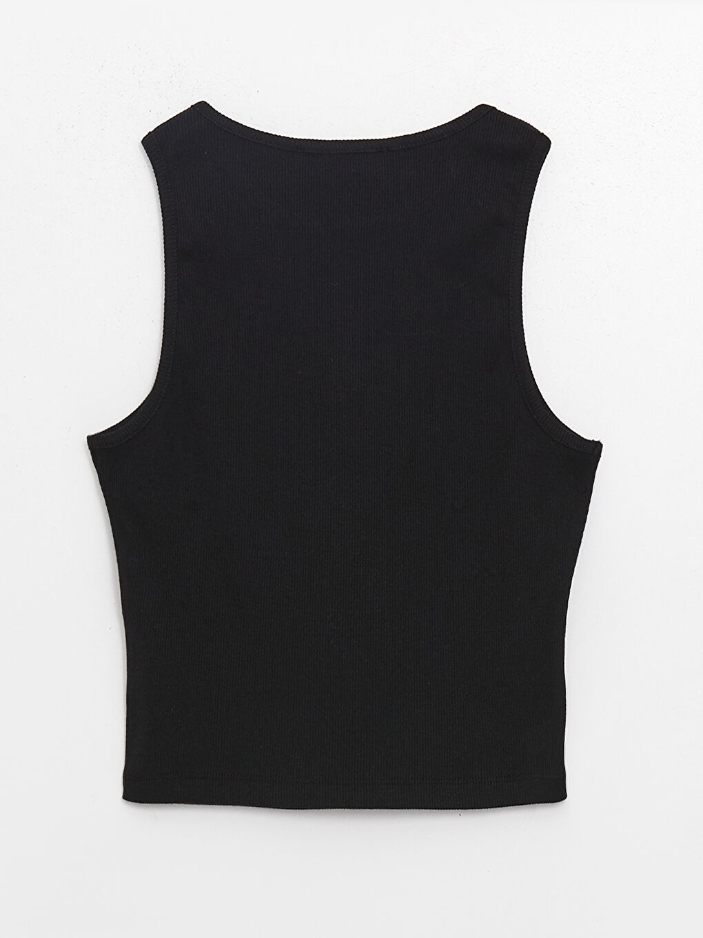 Siyah Bisiklet Yaka Bugs Bunny Baskılı Crop Kadın Atlet-6