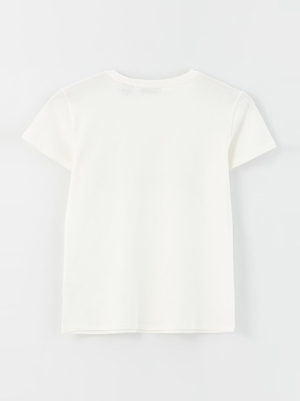 Crew Neck Mickey Mouse Printed Short Sleeve Women's T-Shirt-6