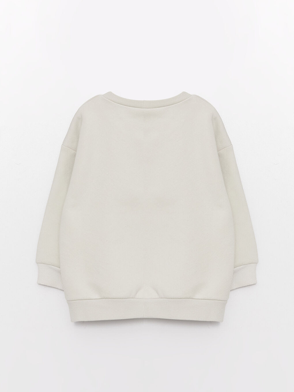 Gri Bisiklet Yaka Uzun Kollu Marvel Baskılı Erkek Bebek Sweatshirt-1