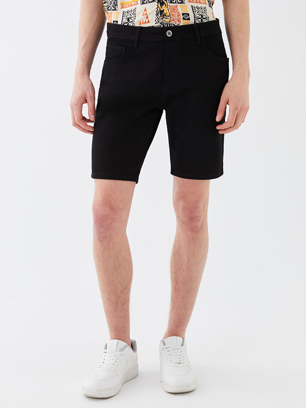 Slim Fit Mens Jean Shorts -S3H241Z8-CVL