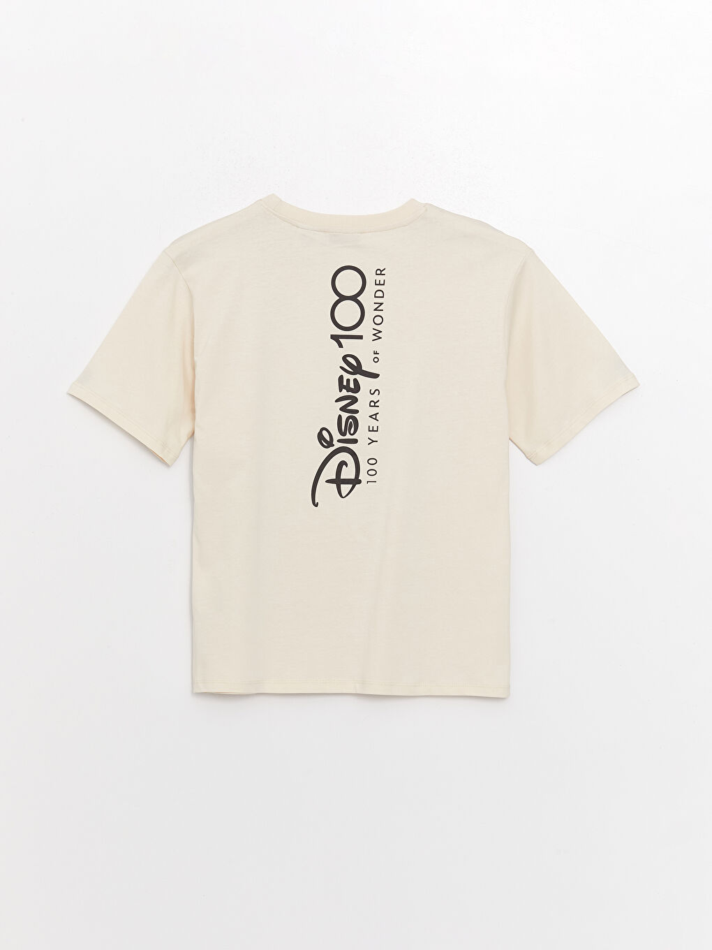 Crew Neck Mickey Mouse Printed Short Sleeve Oversize Women's T-Shirt-6