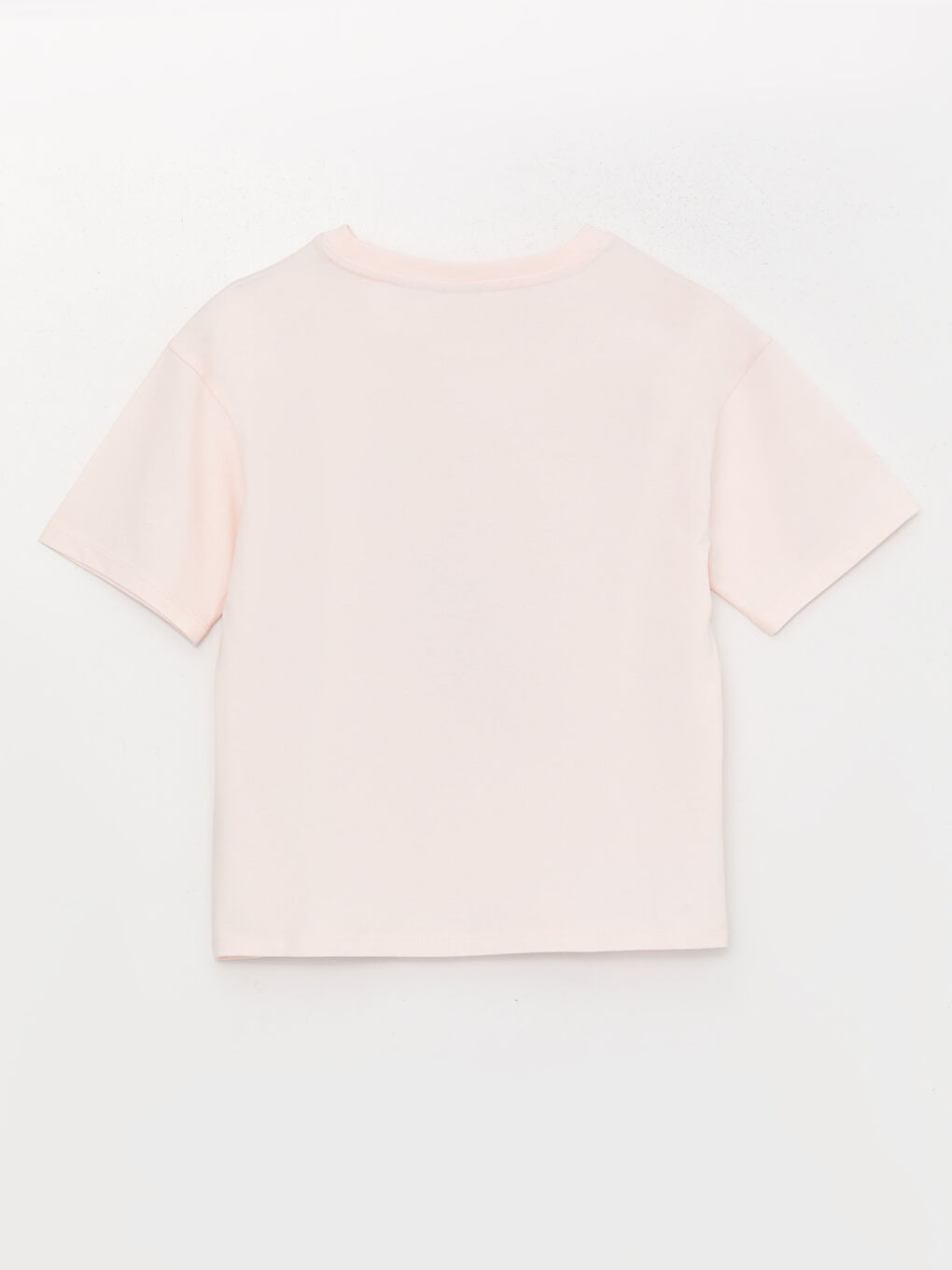 قميص بنات كم قصير مطبوع لوني تونز كول مدور-1