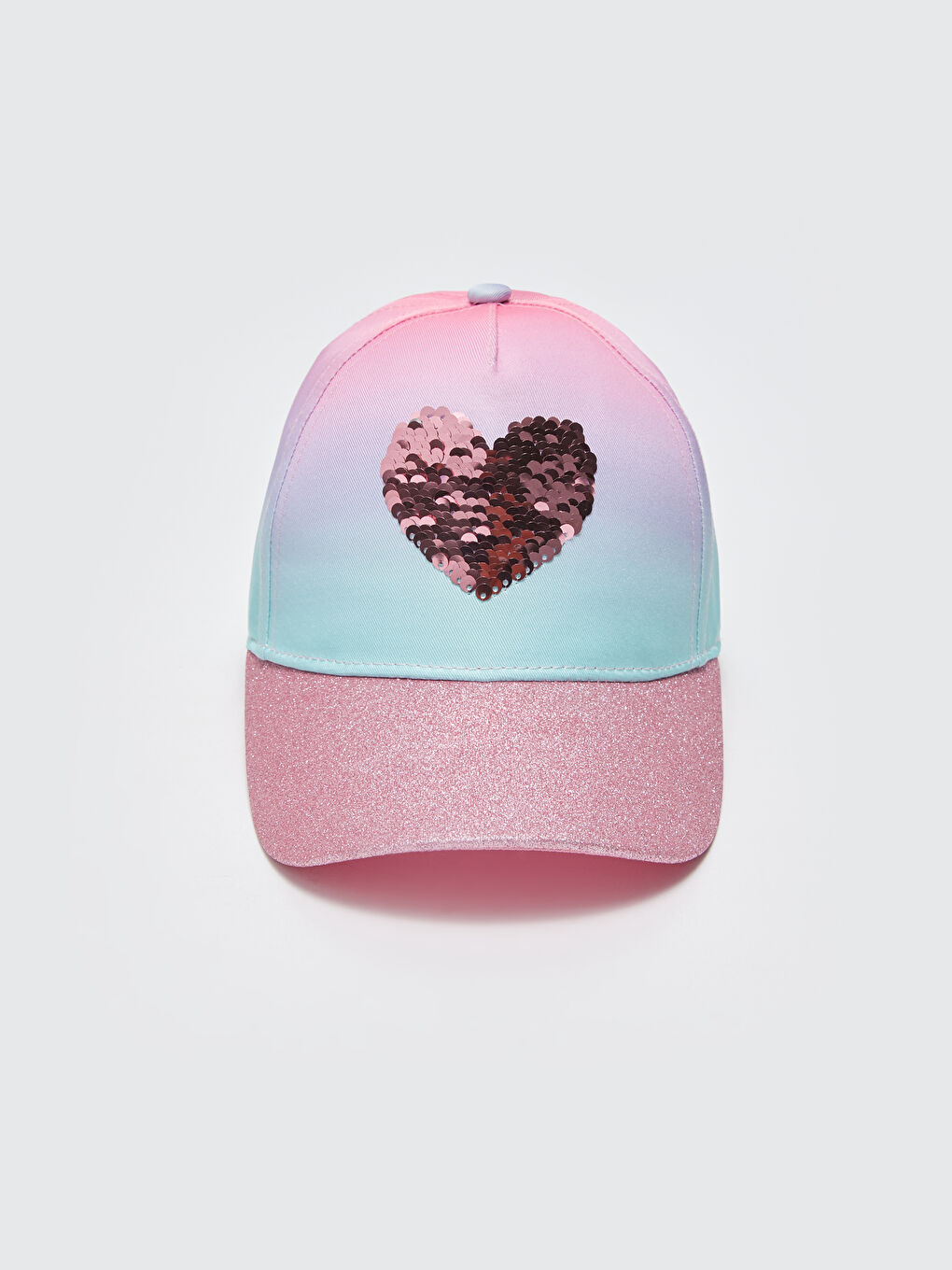 Sequin Detailed Girl Cap Hat-2
