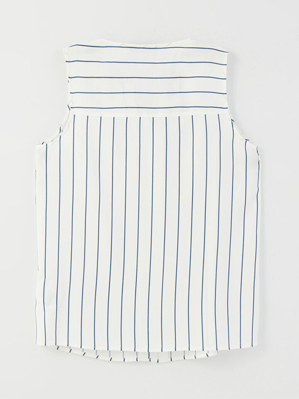 Blouse Rayée à Encolure en V échancré pour Femmes-6