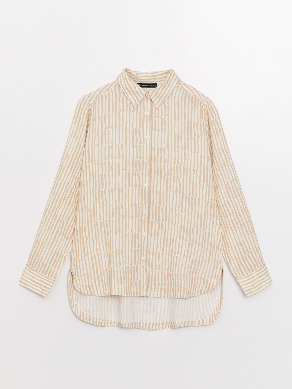 LC Waikiki Patterned Long Sleeve Women's Shirt -S3H371Z8-LQB