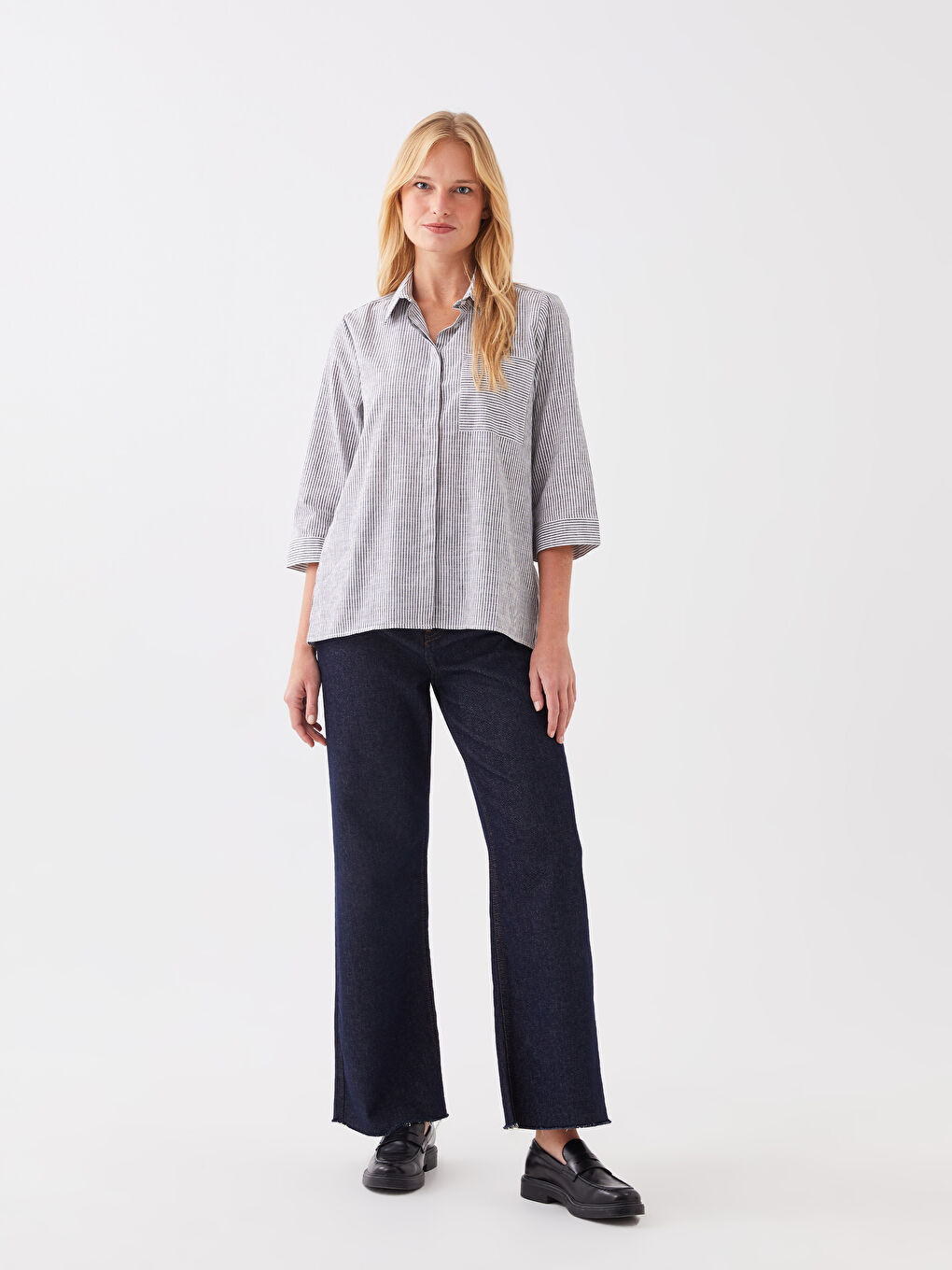 Women's Striped Shirt-2