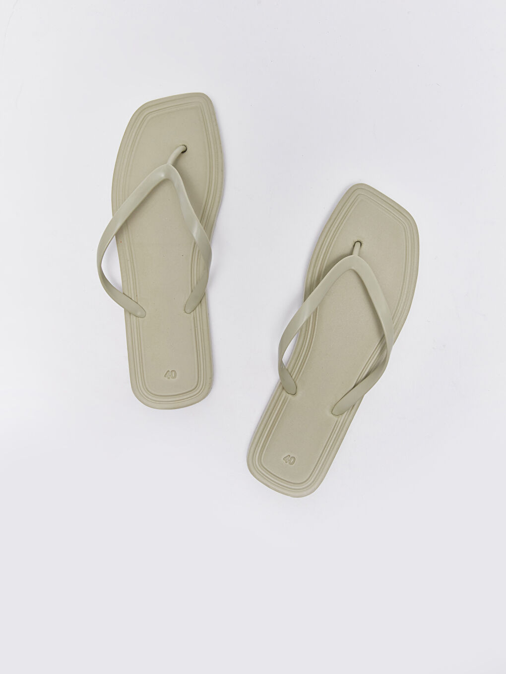 LCW STEPS Women's Toe Post Beach Slippers -S3H383Z8-RDZ